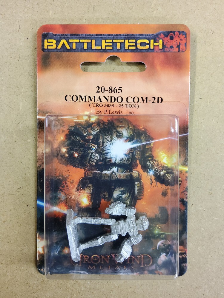 Battletech Miniatures - Commando COM-2D - 20-865 - Iron Wind Metals