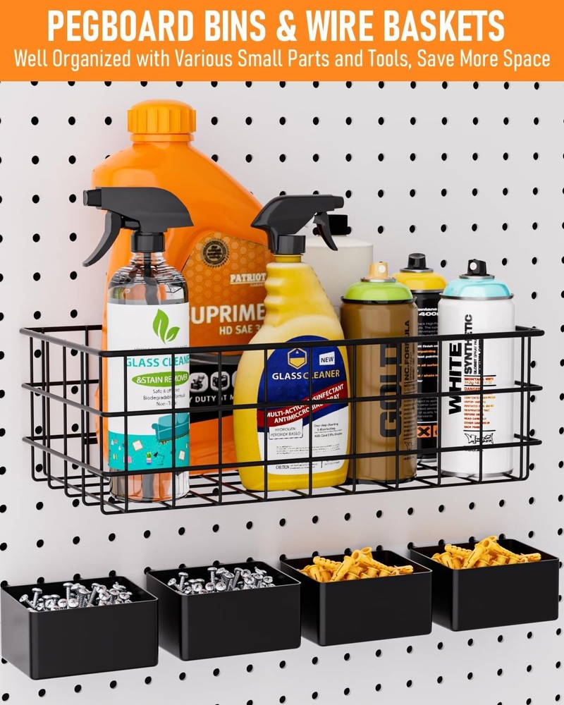 Pegboard Hooks and Accessories Kit