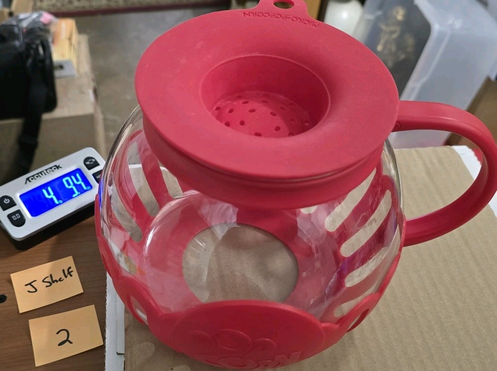 Ecolution Microwave Micro-Pop Popcorn Popper, Borosilicate Glass
