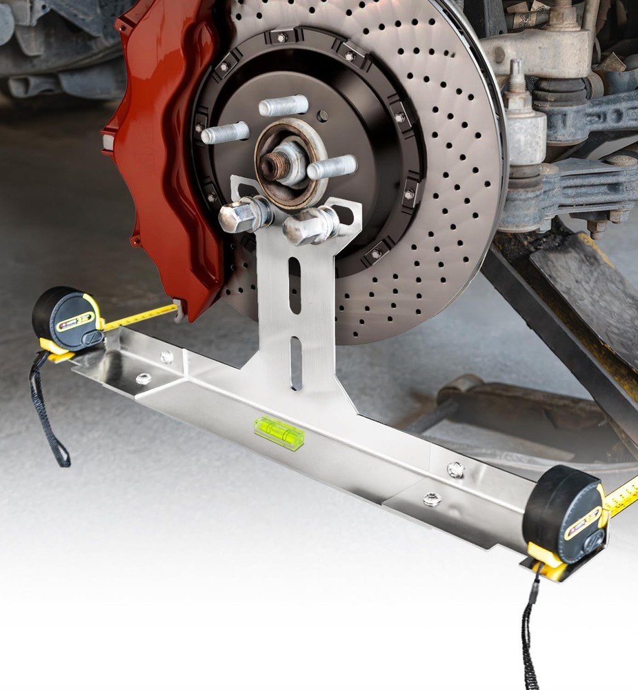 Heavy Duty Wheel Alignment Tool Kit - Stainless Steel Toe Alignment Tools, Hub S