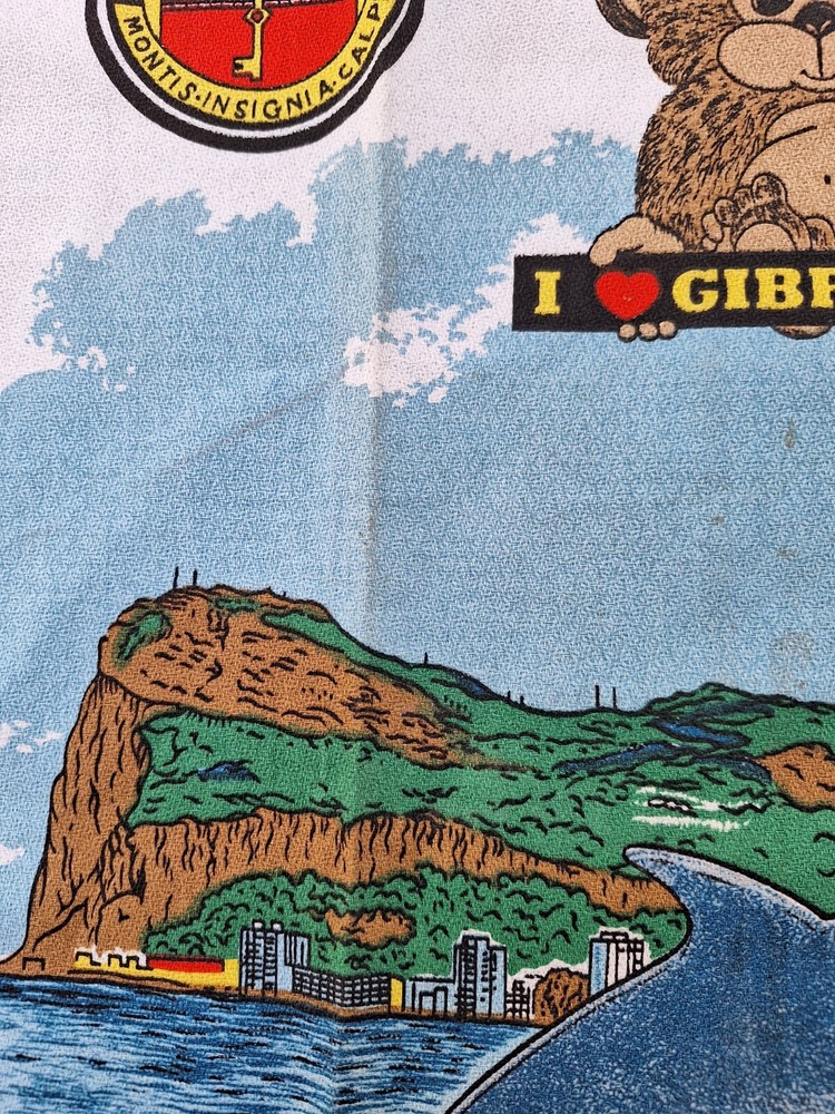 Vintage Gibraltar Tea Towel