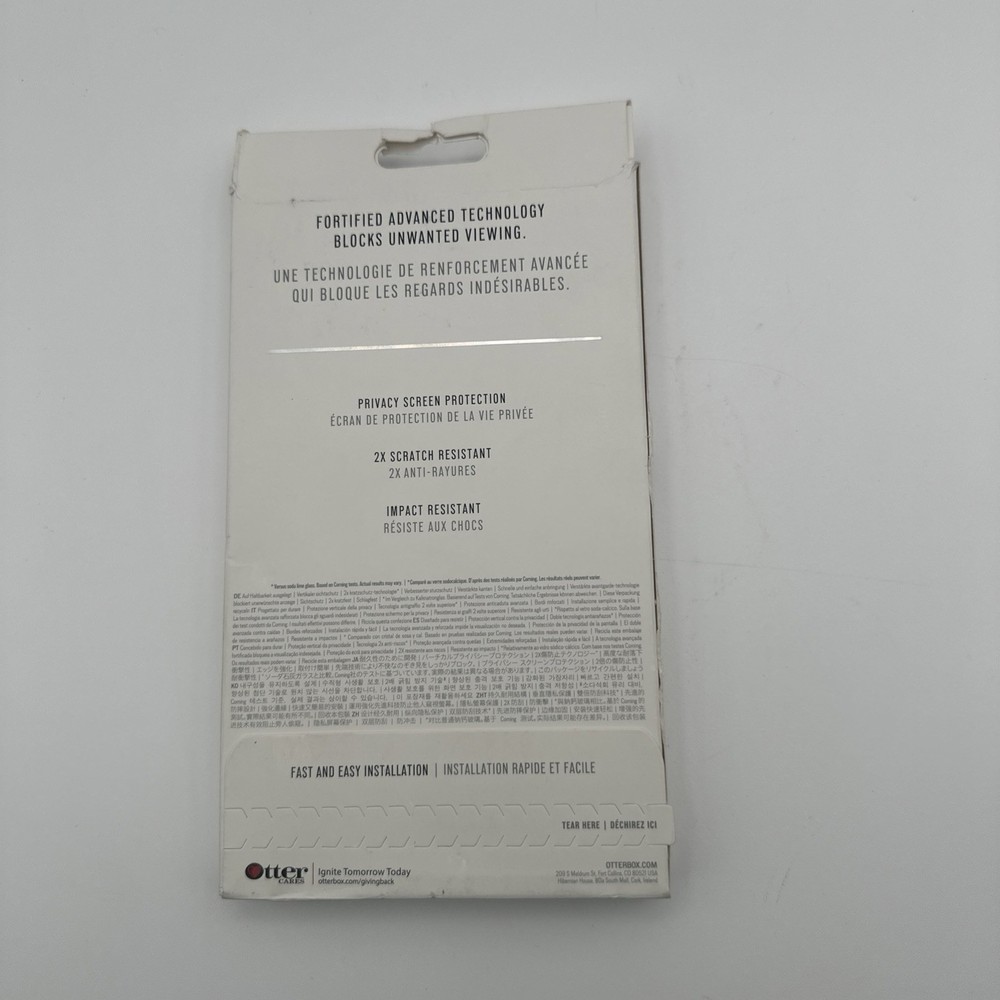 OtterBox Alpha Glass Privacy Screen Protector for Apple iPhone 12 Pro Max
