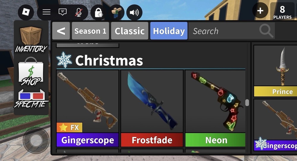 Roblox mm2 gingerscope