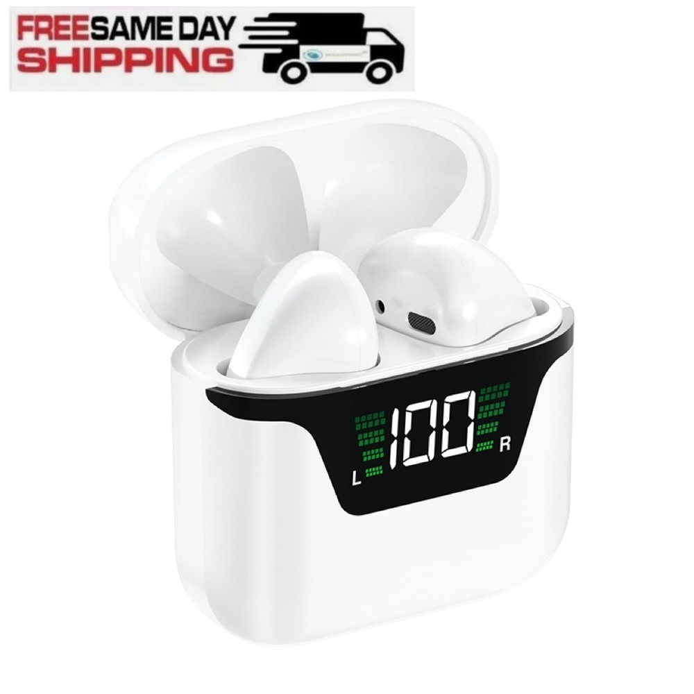 Bluetooth Wireless Earbuds Headset Headphones Compatible with iPhone and Samsung