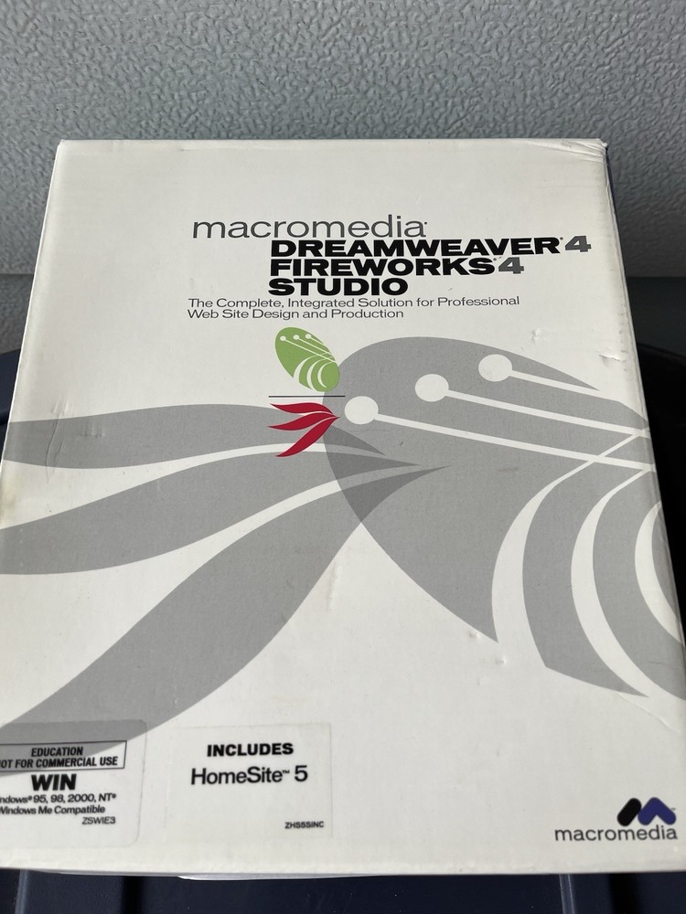 WEB DESIGN PROGRAM 2000 DREAMWEAVER 4, FIREWORKS 4