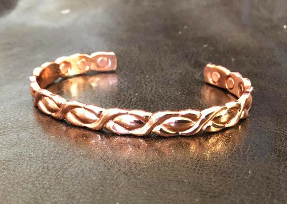 Solid Copper Rain Drop Tear Drop design 6 powerful Magnets Arthritis Pain Relief