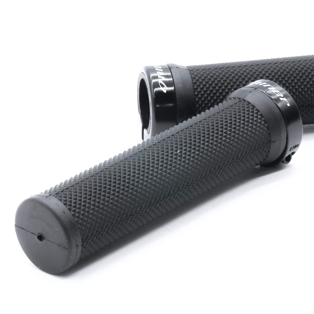 Niner Lock On MTB Grips Black - Plastic