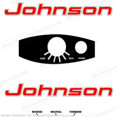 Fits Johnson 1964 5.5hp Decals