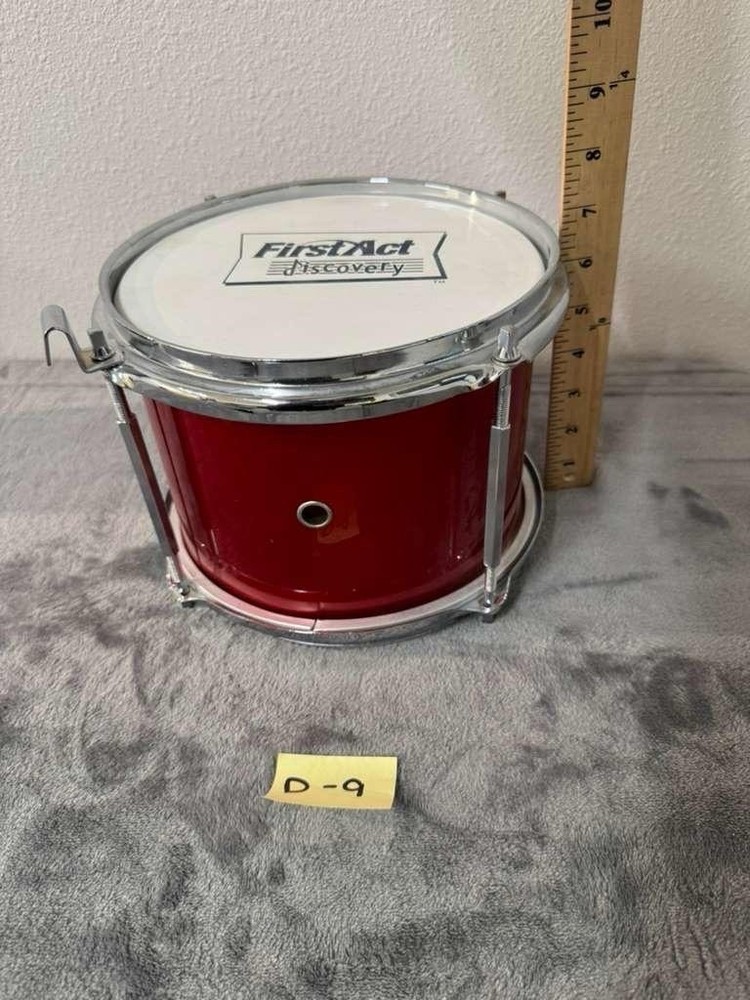 First Act Discovery Rack Tom Drum Flame Design Metal Plastic
