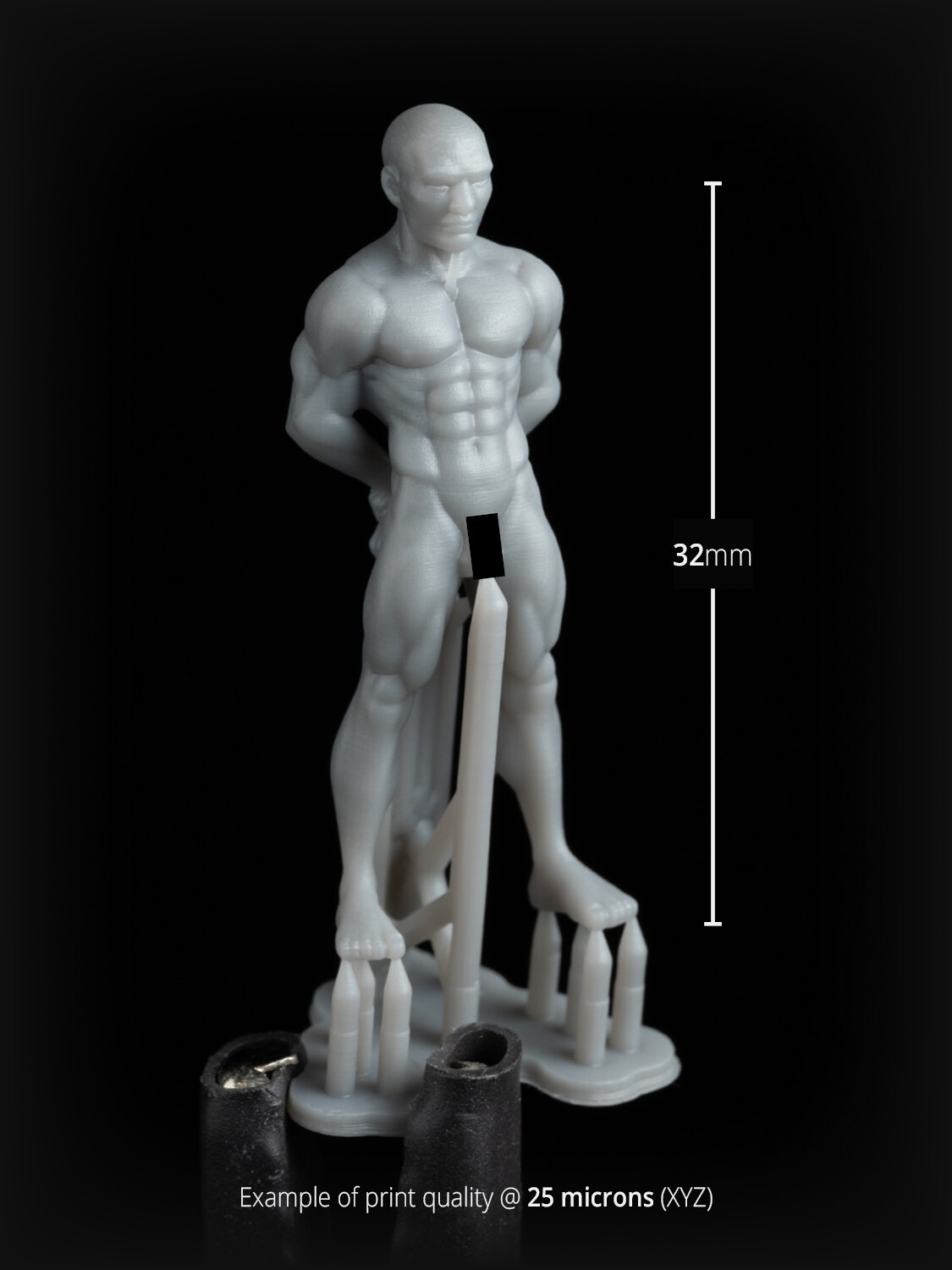 Hanging Prisoner Girl 152 - 28mm Scale Resin Miniature by Manufaktura Miniatures