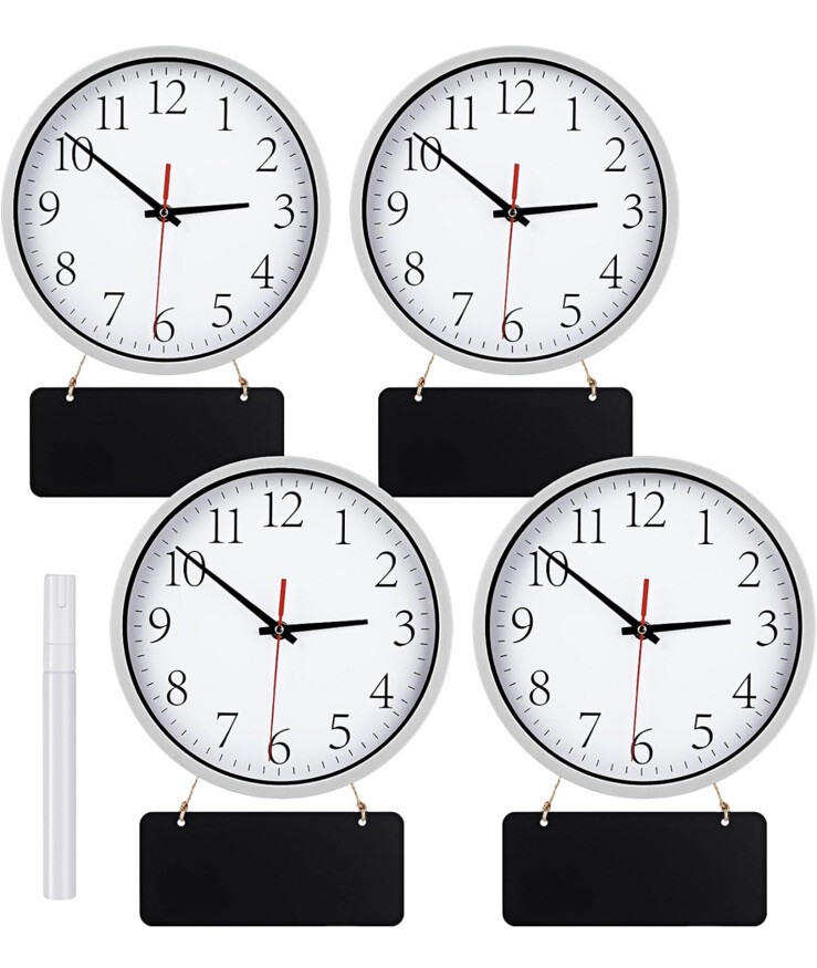 4 Piece Wall Clock
