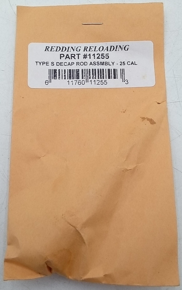 Redding Reloading #11255 Type S Decap Rod Assembly 25Cal