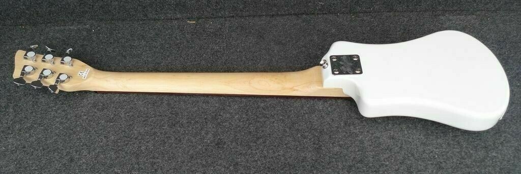 HOFNER HCT-SH-WH SHORTY CONTEMPORY SERIES TRAVEL Electric Guitar WHITE B STOCK