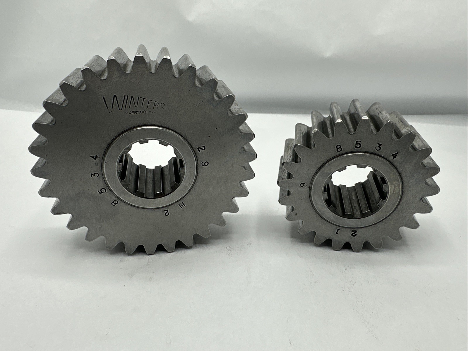 Set 34 REM Polished Winters Performance Steel Quick Change Gear 10 Spline 8534