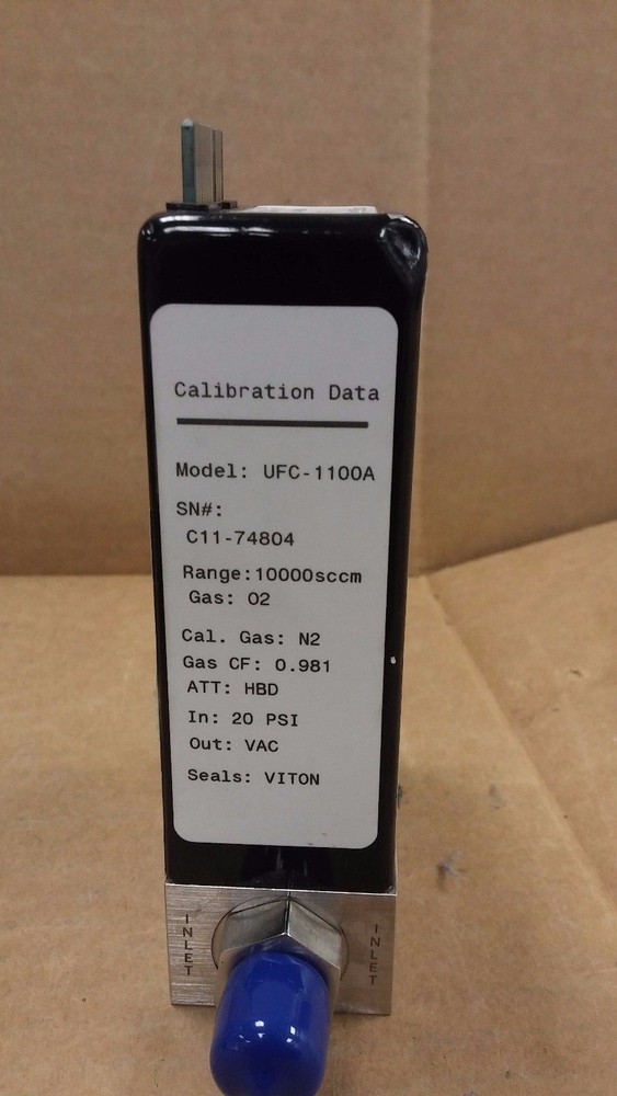 UNIT Instruments UFC-1100A O2 Gas 10000 SCCM Mass Flow Controller