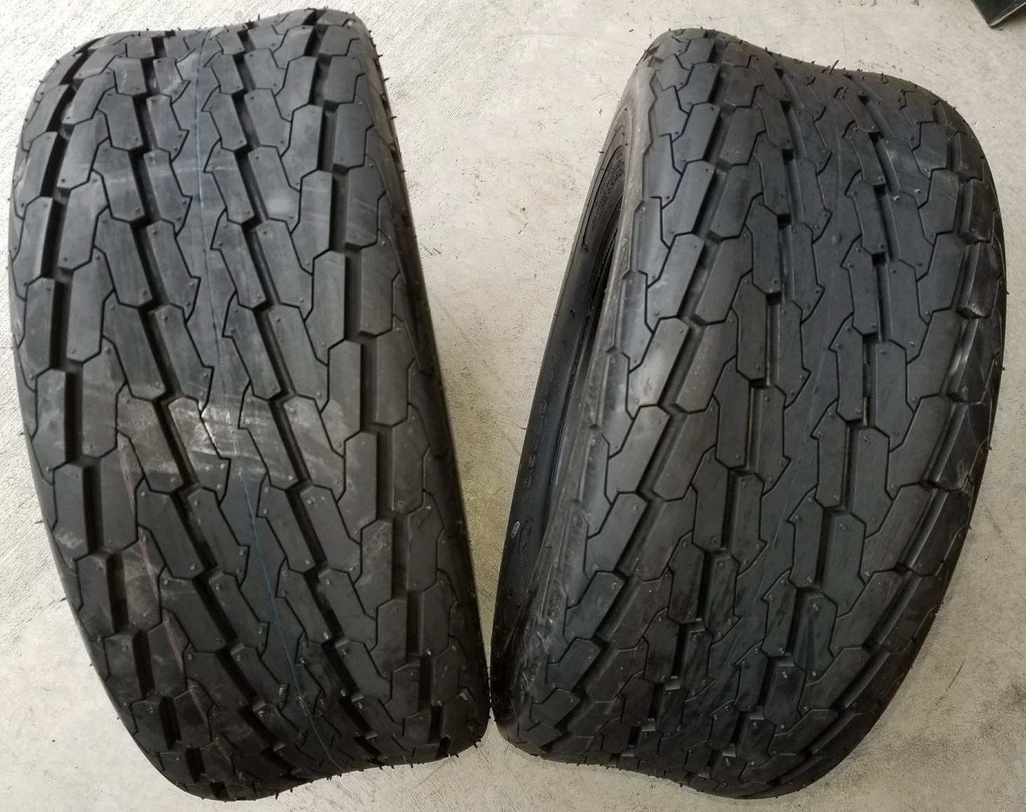 2 - 20.5X8.0-10 12 Ply Deestone D268 Trailer Tires pontoon camper snowmobile FSH