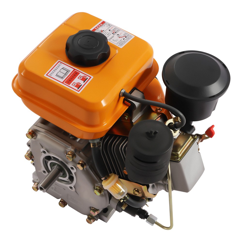 4 Stroke 3HP Diesel Engine OHV Motor Air-cooled Single Cylinder Pull Start 196cc