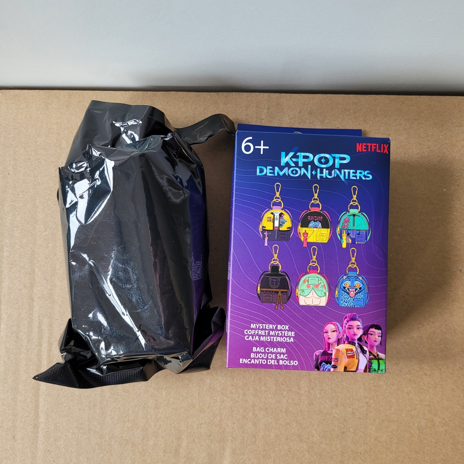 K Pop Demon Hunters Derpy Loungefly Mini Backpack Keychain Last 1