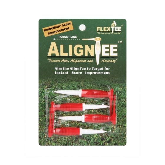 FlexTee AlignTee Flexible Golf Tees 4 Pack