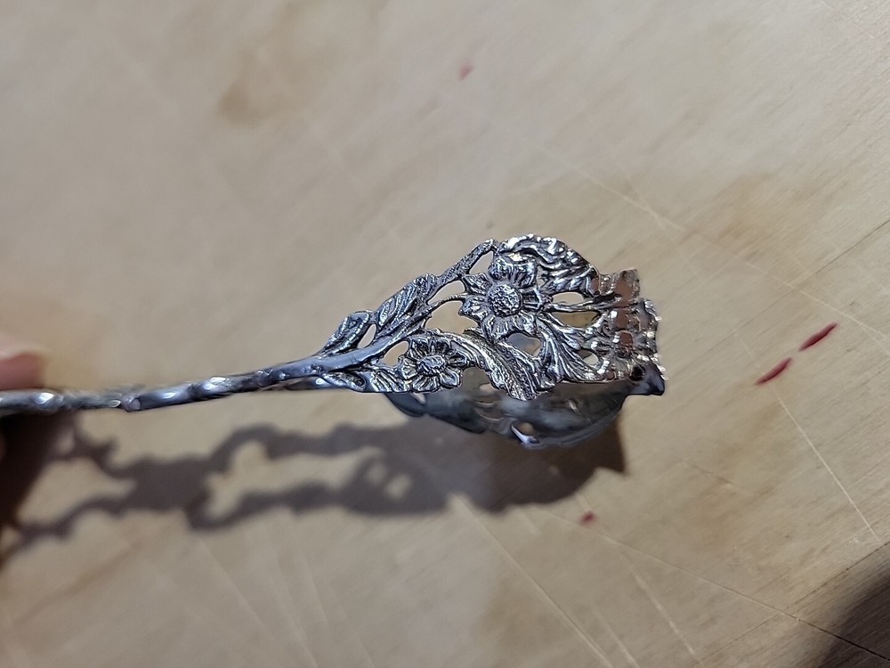 Antique Silver Spaghettis Clipper, .835 Silver