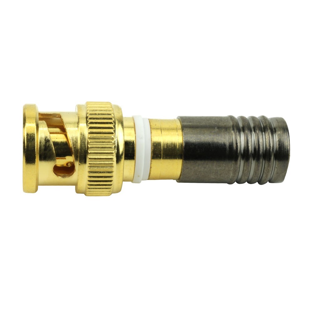 Construct Pro 75 Ohm BNC Male Compression Connectors for MINI Coax (5 Pack)
