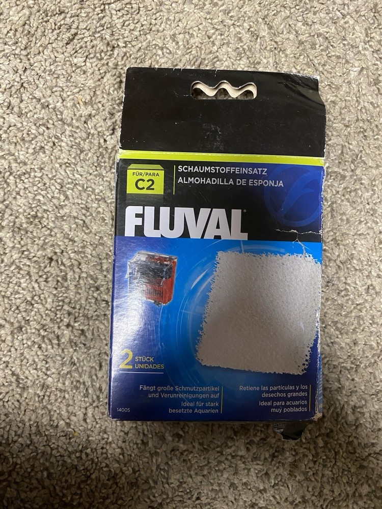 Fluval C2 Foam Pad 2-Pack Aquarium Filter Media Replacement