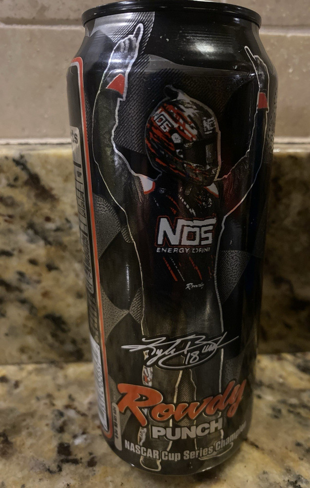 RARE NOS ENERGY DRINK. Rowdy Kyle Busch. #18 (EMPTY)