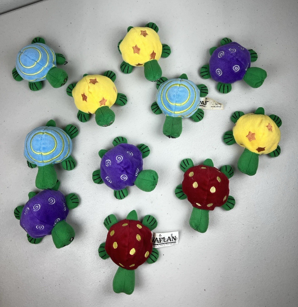 Kaplan Early Learning Co. Counting Turtles 11 Plush Turtles STEM
