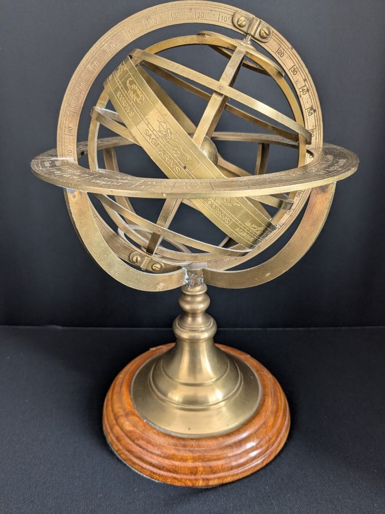 VTG/Antique Brass Armillary Globe Please Read