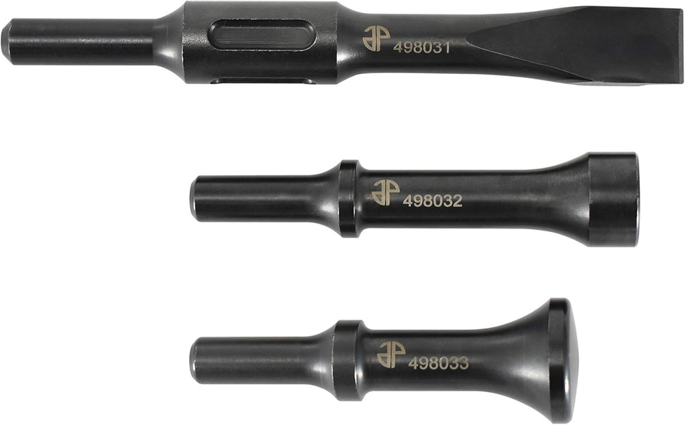 Precision 3-Piece .498 Shank Chisel & Hammer Bit Set for Drilling