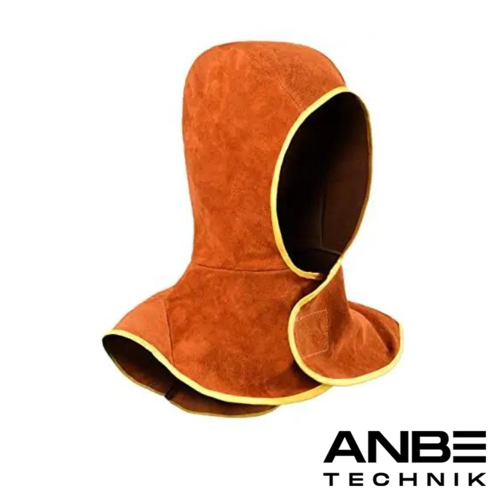 Heat Resistant Welding Helmet Protective Cover Leather