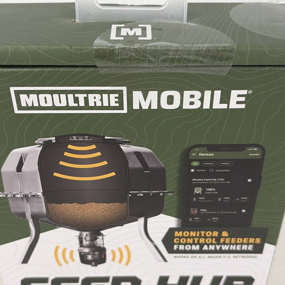 Moultrie Mobile Feed Hub Universal Cellular Timer - New Sealed
