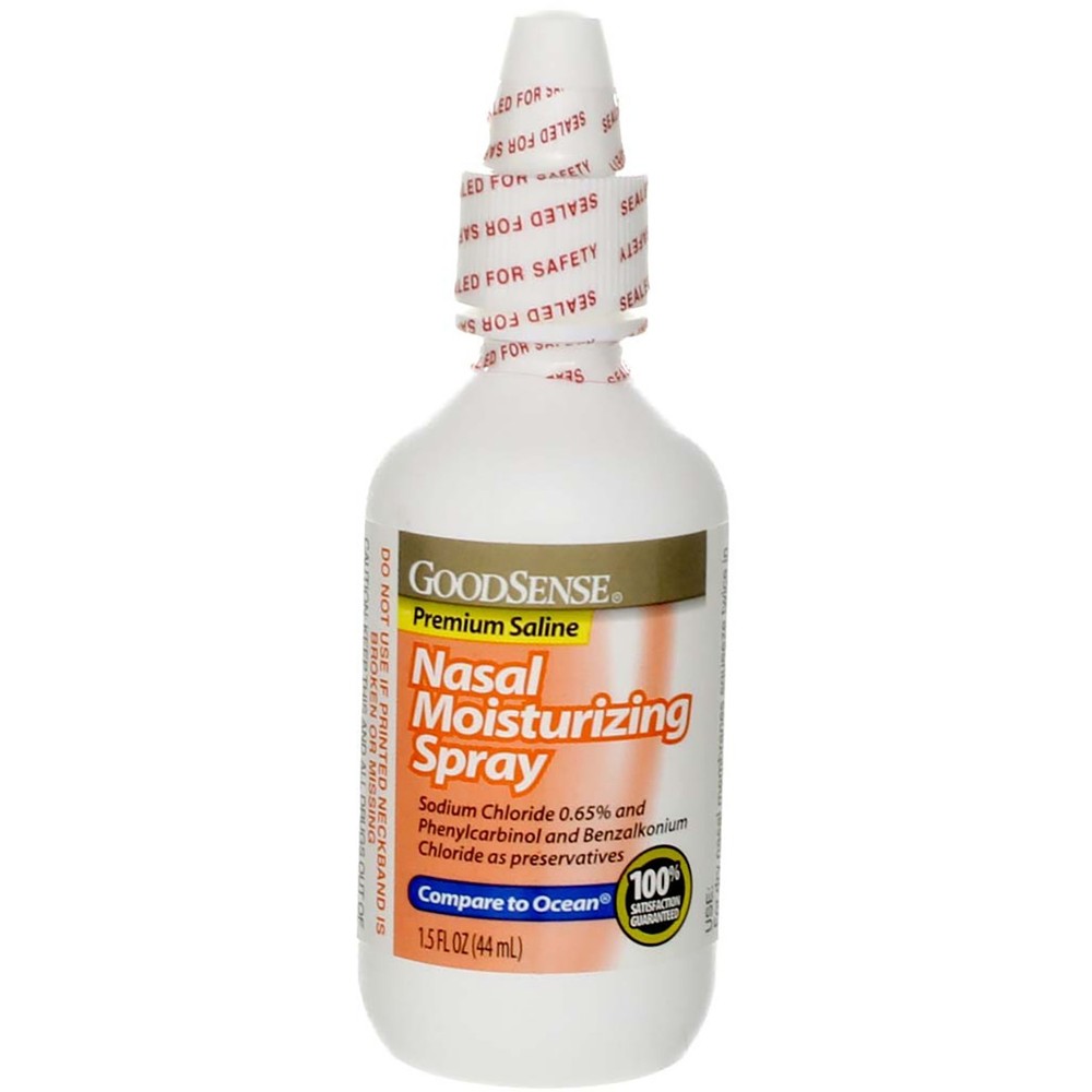 2 Pack GoodSense Nasal Moisturizing Spray, 1.5 fl oz