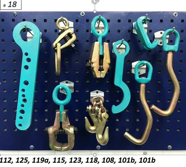 SET#18 AUTO BODY FRAME MACHINE 9 PIECE TOOL AND CLAMP SET SPECIAL PRICING
