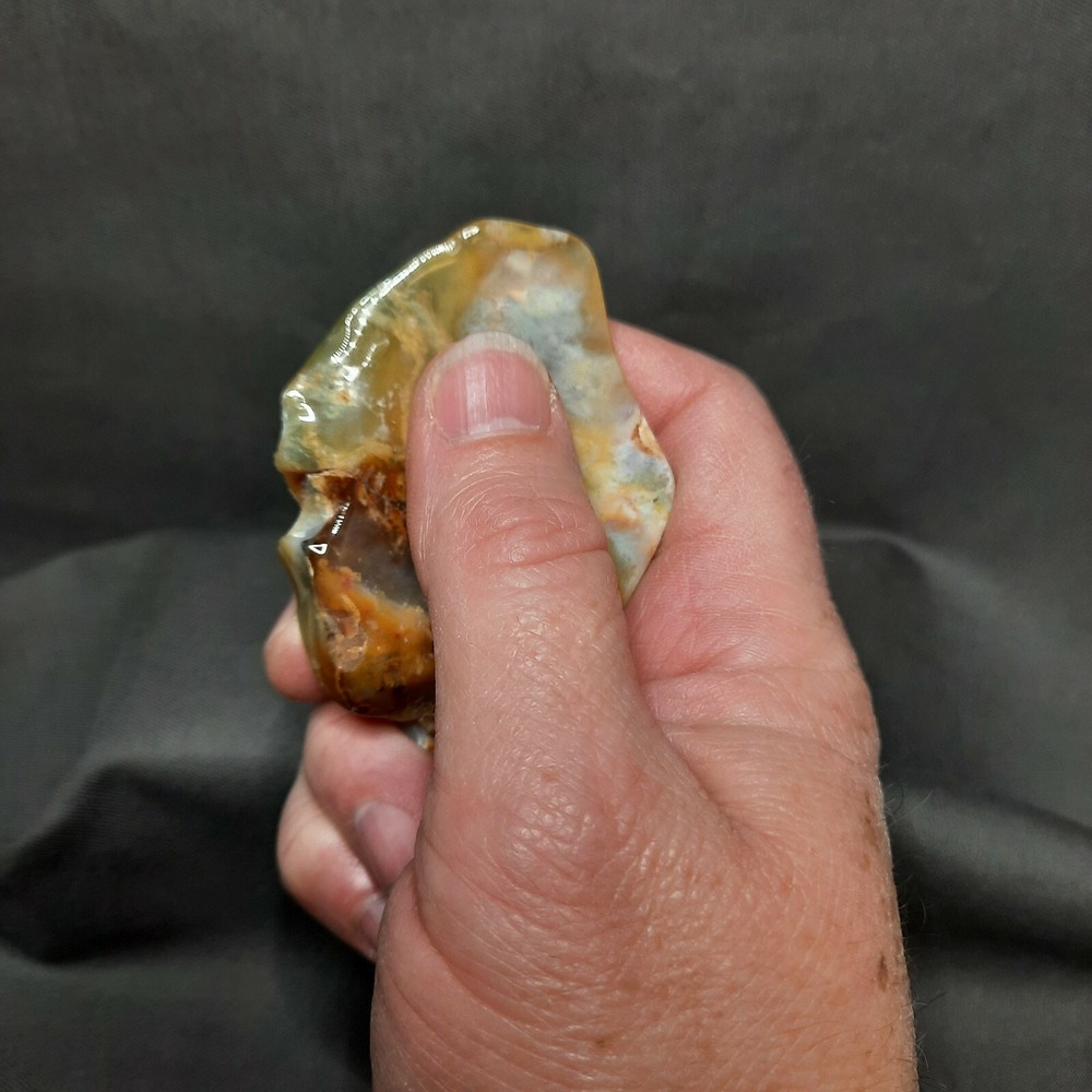 Polished Tumbled Agate Natural Worry Stone