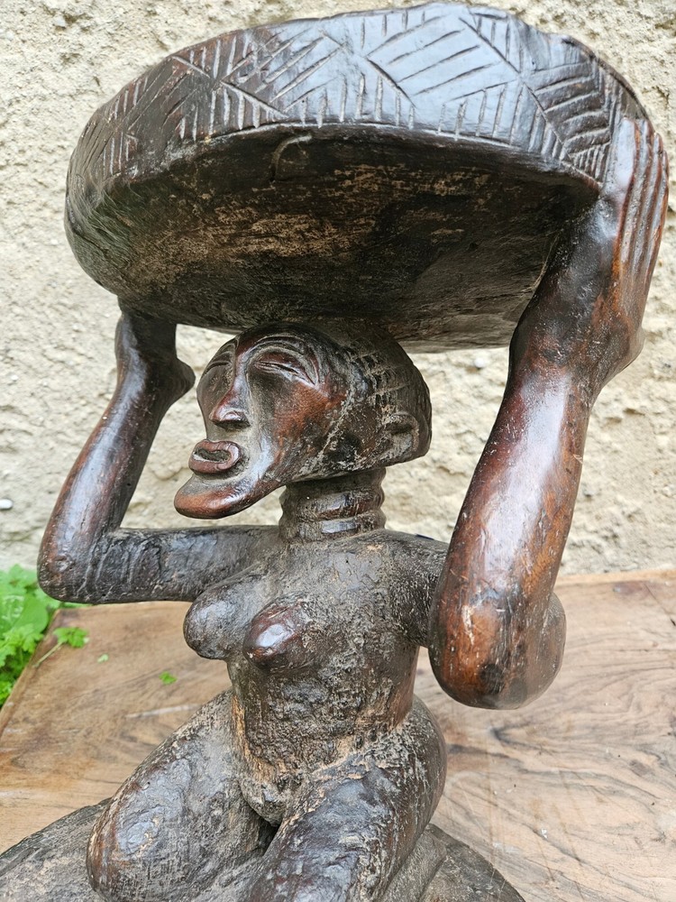 Royal Songye Seat from Congo