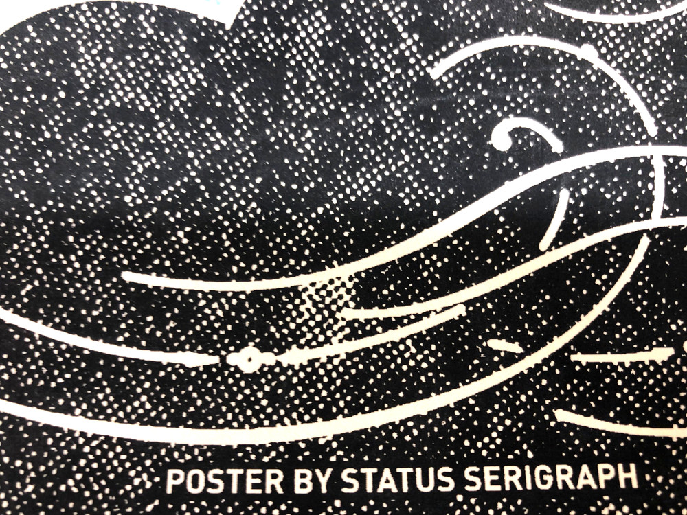 The Avett Brothers Status Serigraph Poster Dec 30th 2011 Chattanooga