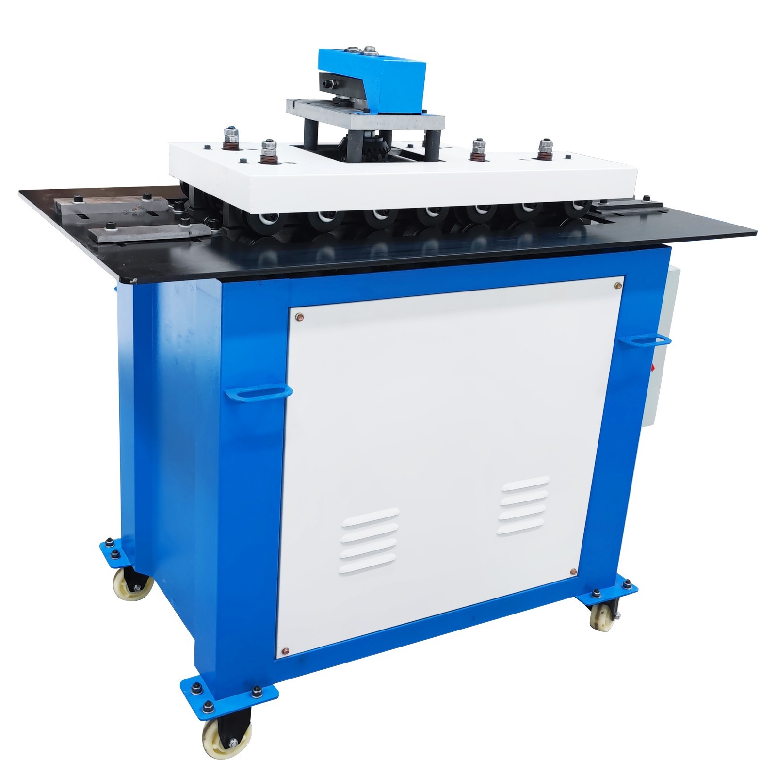 220V Seam Lock Forming Machine C-drive-locking and Radial Hem Seam 7 Shapes