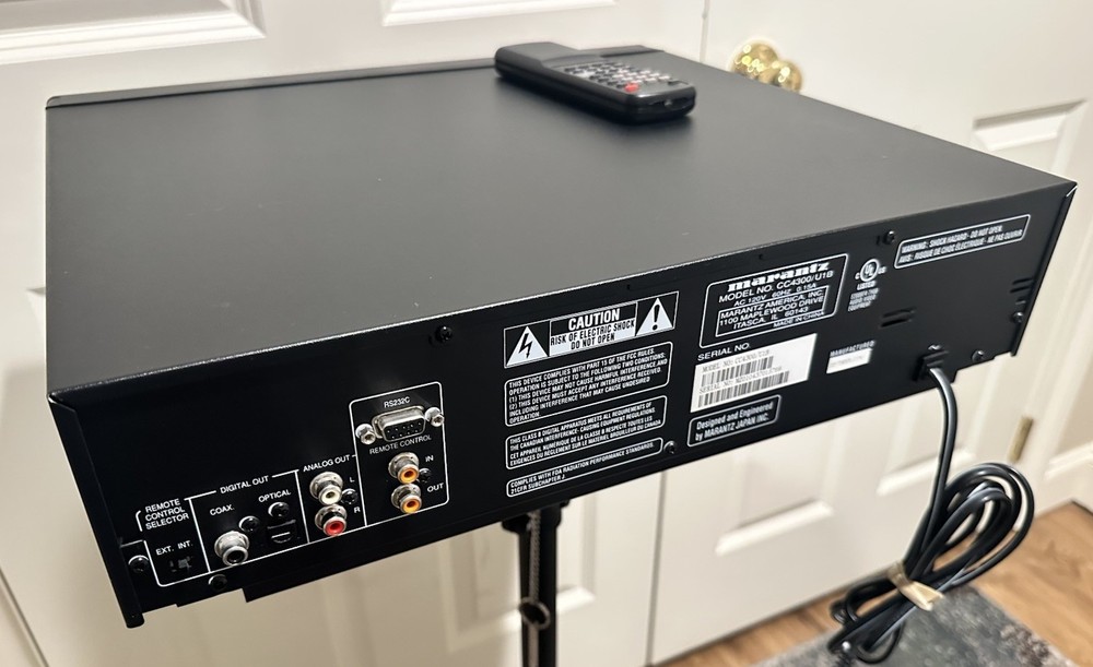 Marantz CC4300/U1B 5-disc CD Changer Tested Working With Remote
