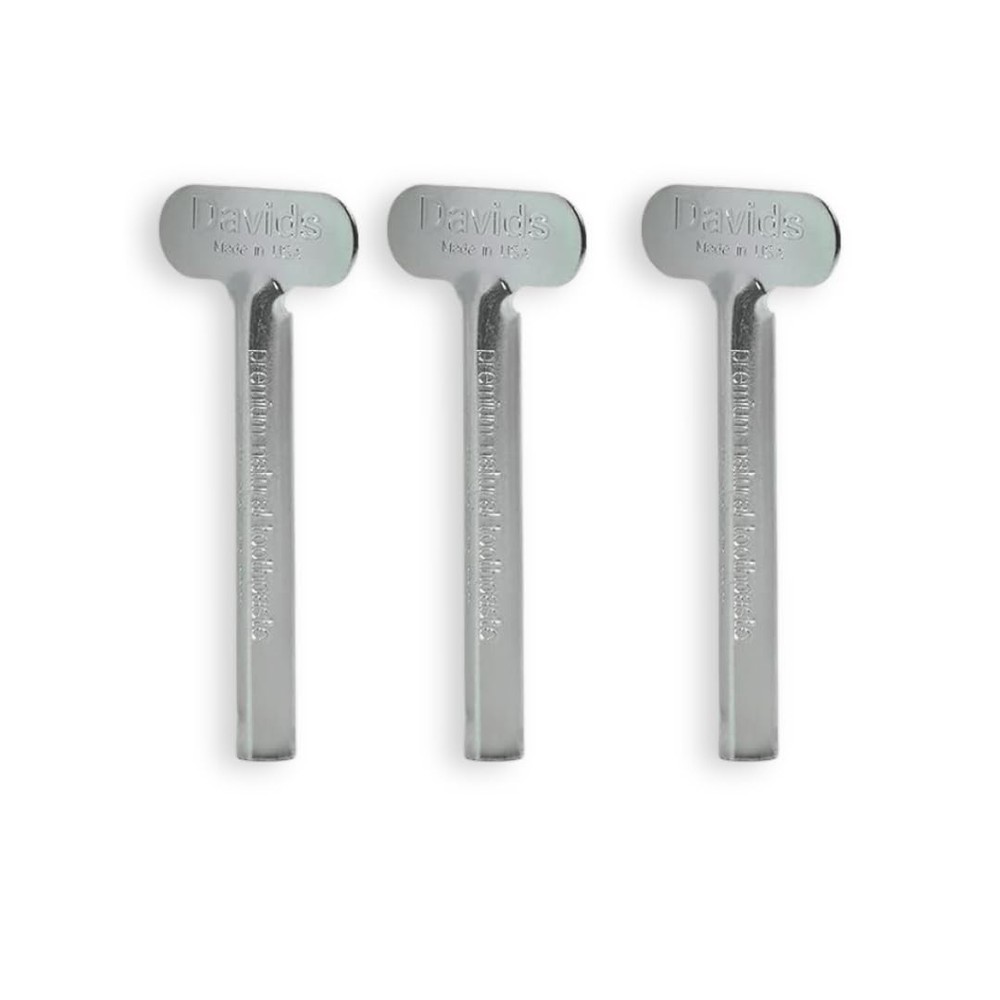 Davids Toothpaste Tube Squeezer, Dispenser Roller, Metal Key,...