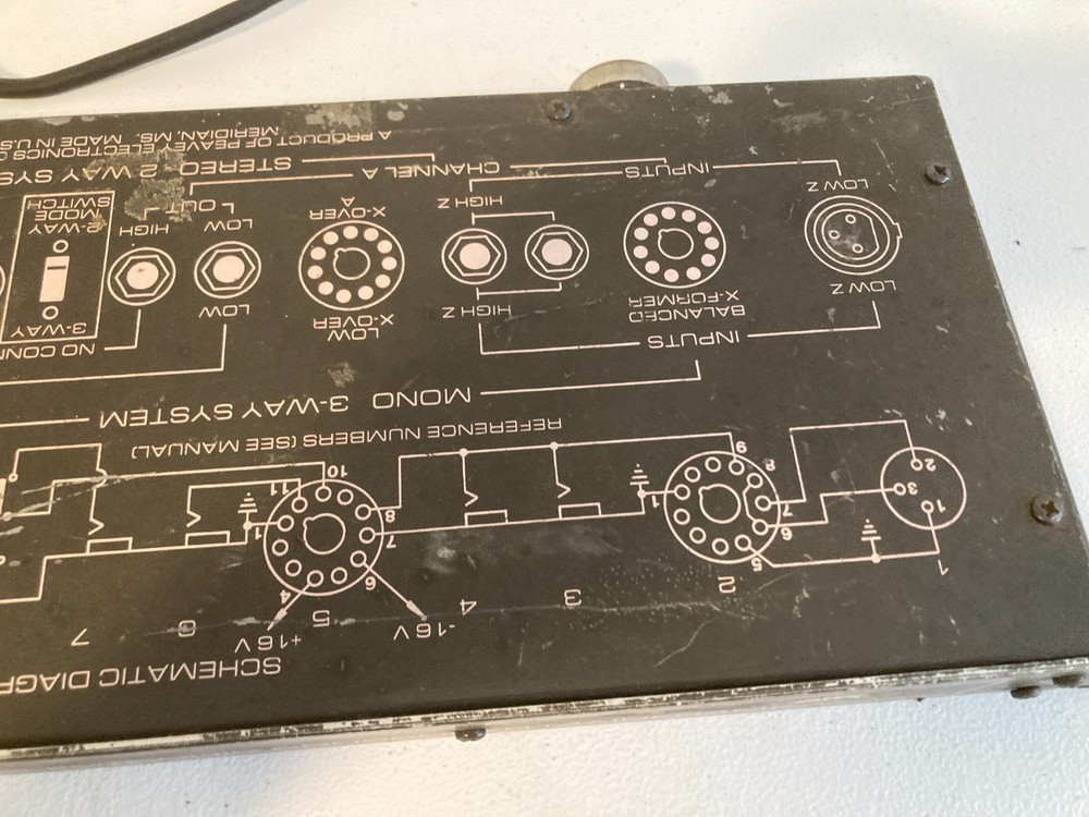 Peavey ECM Multi Way Electronic Crossover Mainframe Pro Audio Rackmount Unit