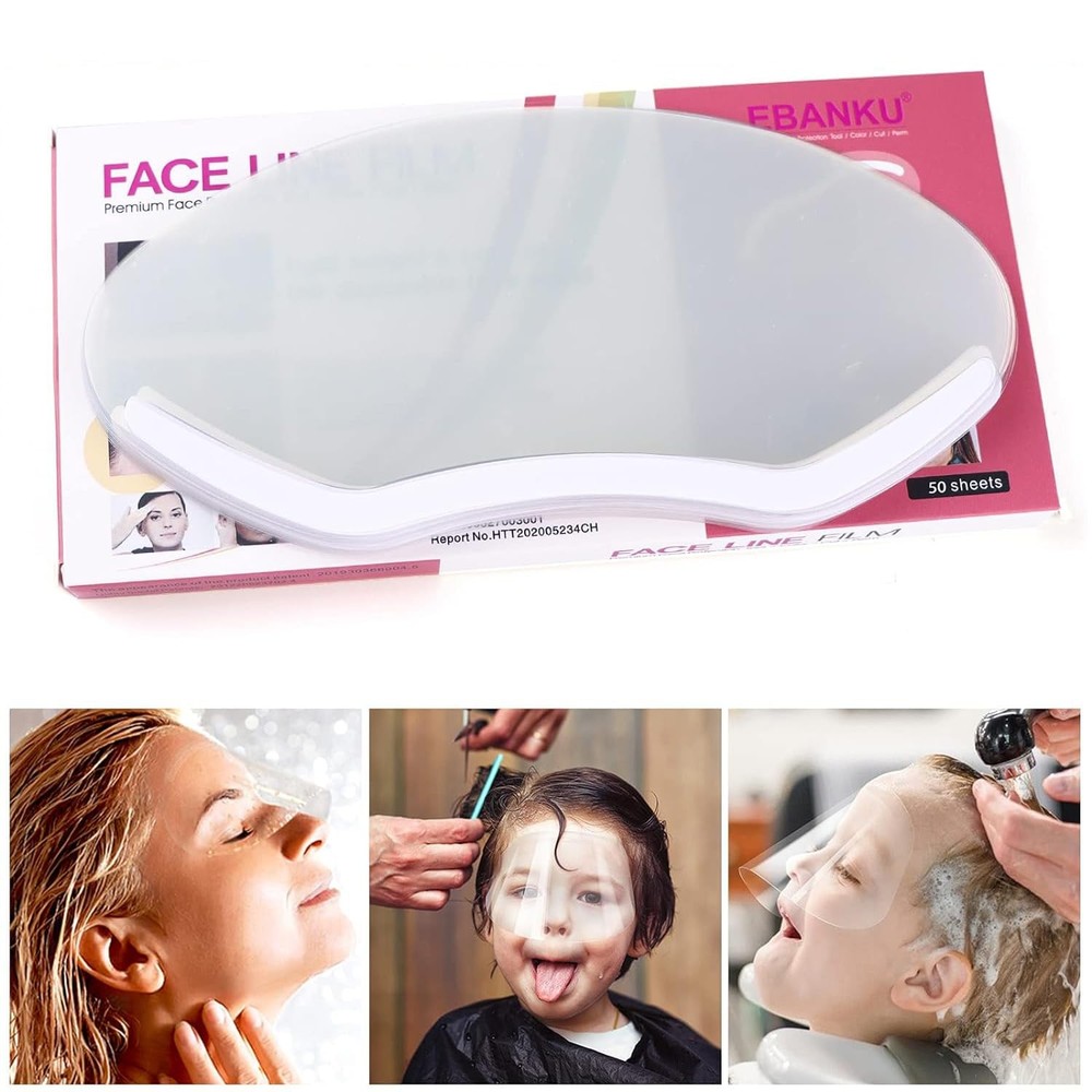 50 Pcs Disposable Face Shields for Microblading, Salon, and Eyelash Extensions
