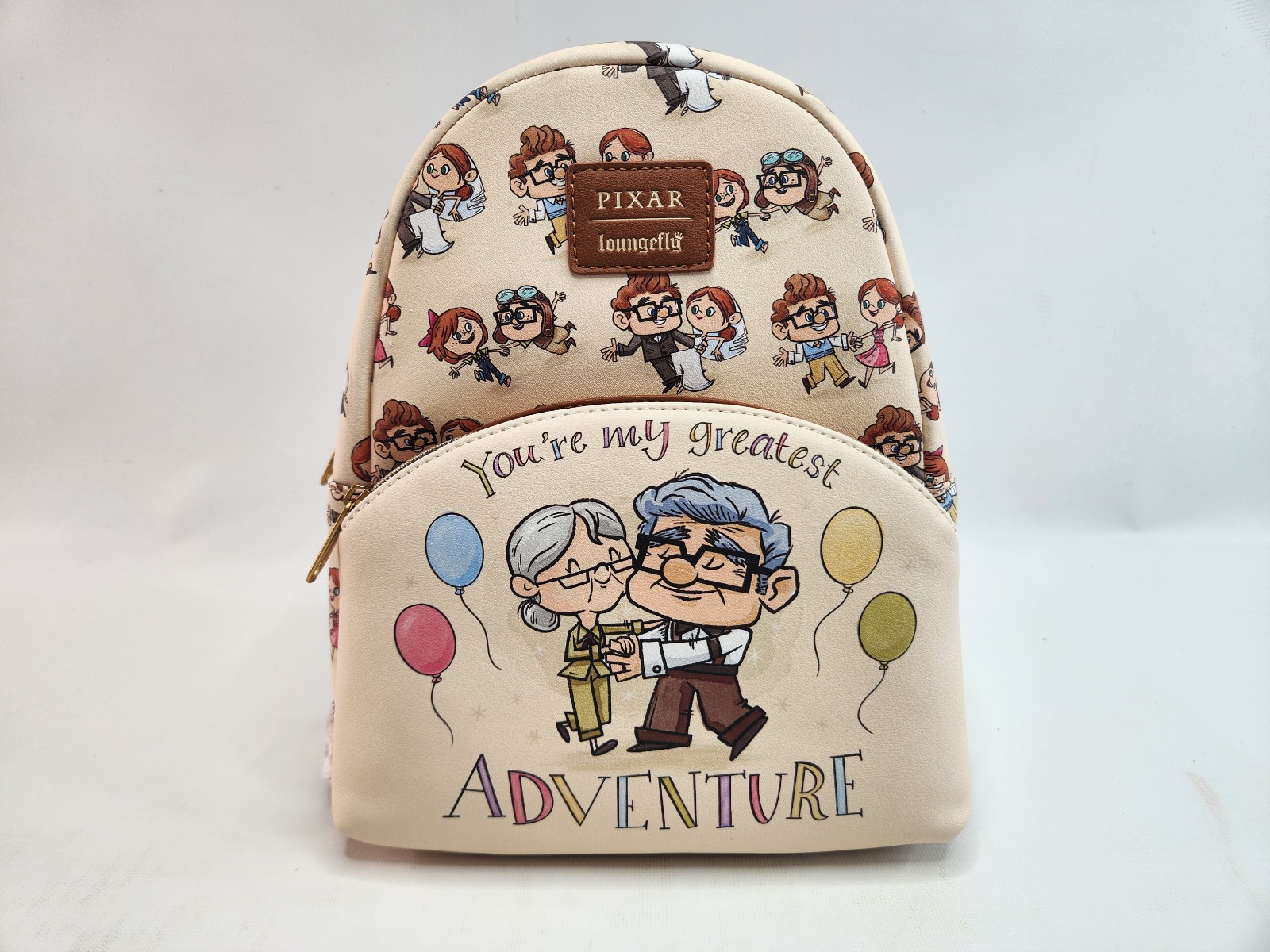 Loungefly "Greatest Adventure" Disney Pixar "Up" - Mini Backpack - New - DMG