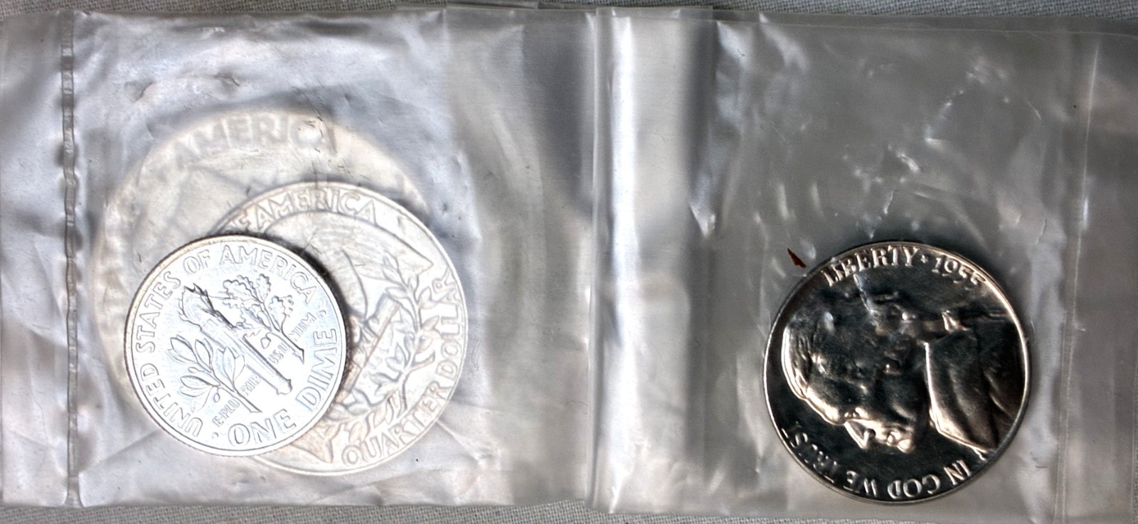 1955 U.S. Mint 5 Coin Proof Set - Original Box