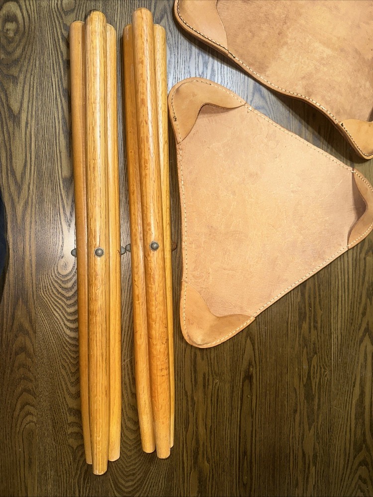 Leather Horse Saddle Stools
