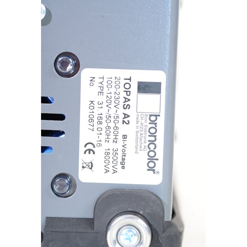 Broncolor Topas A2 Generator/Studiogenerator/Blitzgenerator - Battery