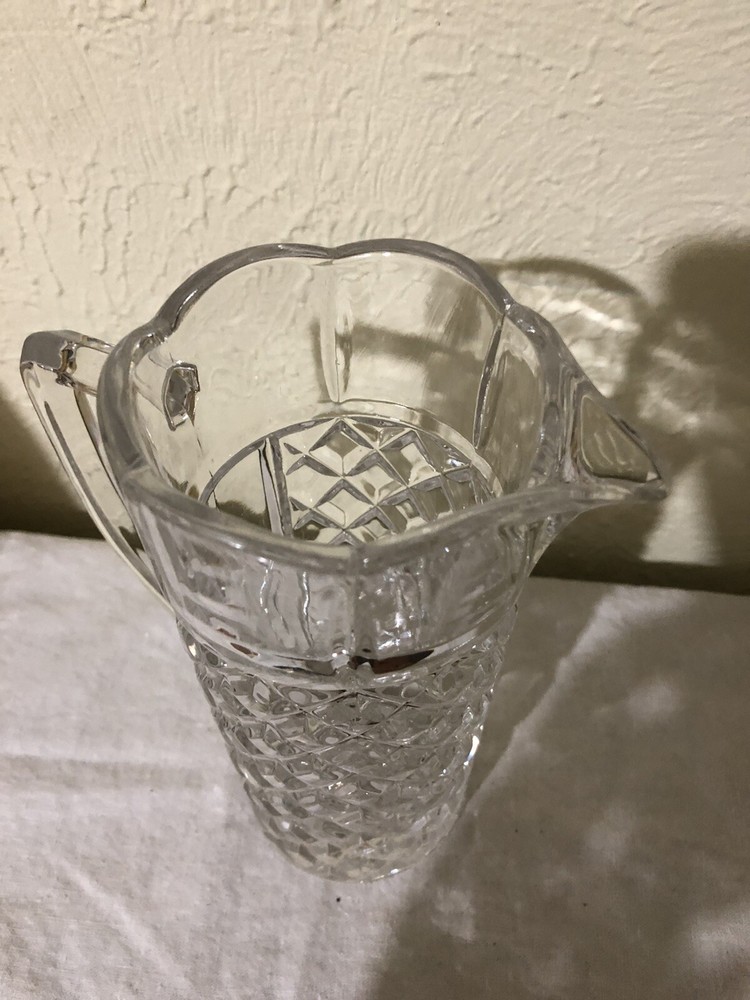 Heavy Crystal 6” Clear Pitcher