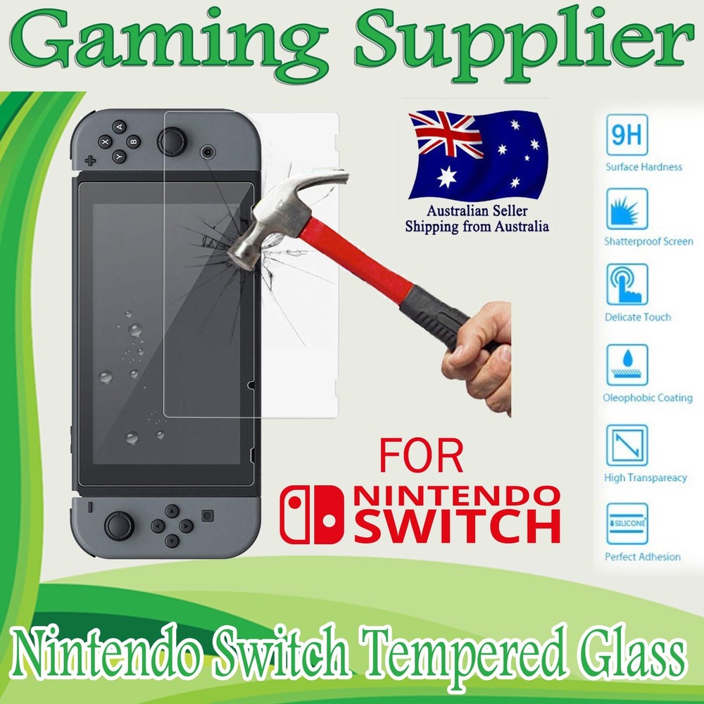 9H Premium Tempered Glass Screen Protector Guard Shield For Nintendo Switch
