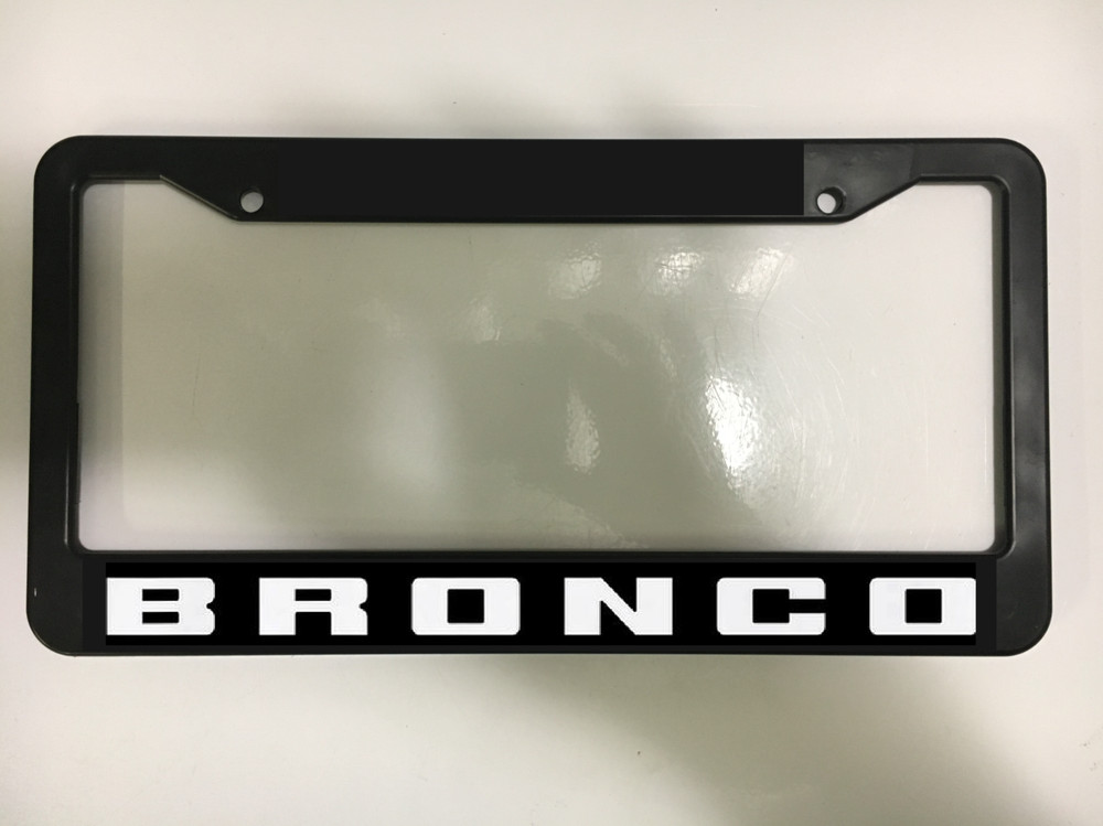 Bronco SUV 4x4 Off-road Lifted Car License Plate Frame