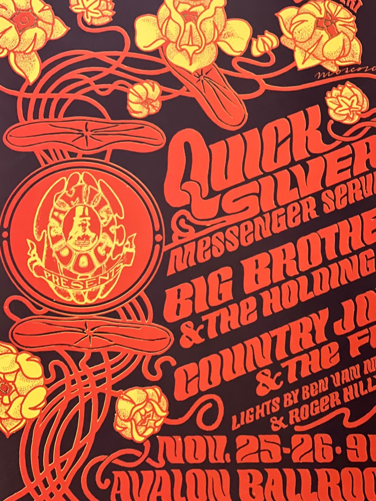 FD 36-3 Janis Joplin Thanksgiving Weekend 1966 Original Concert Poster Avalon